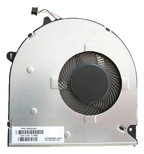 Cooler Compatível Notebook Hp 250 G8 250 G9 15-du 15-dw