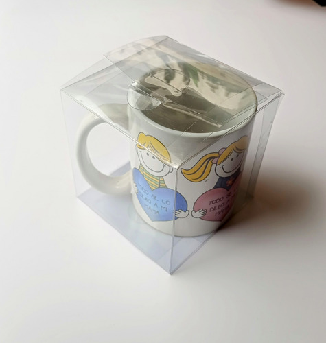 Caja Para Taza 10x10x10cms 10 Pzas Acetato Transparente