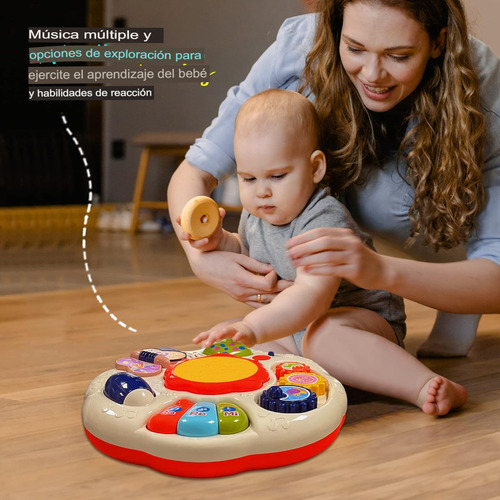 Mesa Interactiva Bebe Aprendizaje Musical 3 En 1 Didactico