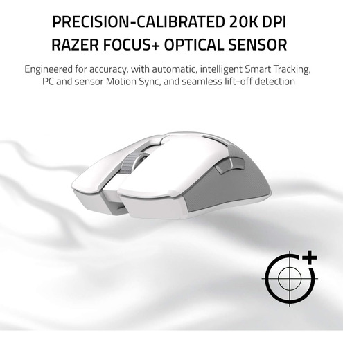 Mouse Inalambrico Para Juegos Blanco