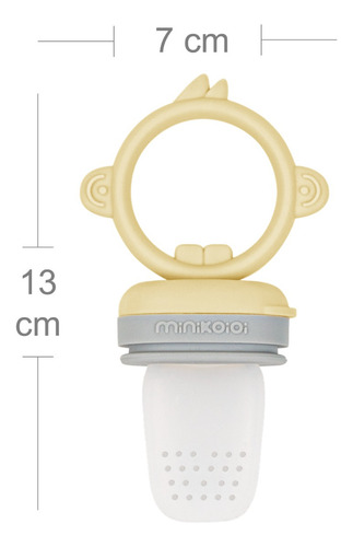 Imagen 2 de 10 de Chupete Para Fruta Alimentacion Bebe Minikoioi Pulps