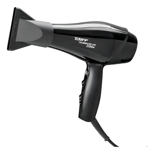 Secador De Cabelo Taiff Tourmaline Ion 2100w Profissional Cor Preto 110v