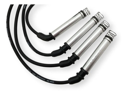 Kit Cables+bujias+bobina Ford Fiesta 08/11 1.6 8v Zetec Roca