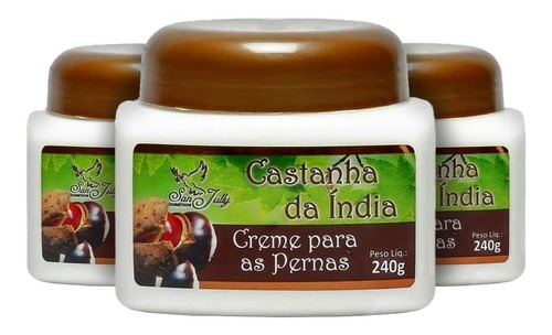 San Jully Mix 6 Castanha Da India + 6 Creme Sebo De Carneiro