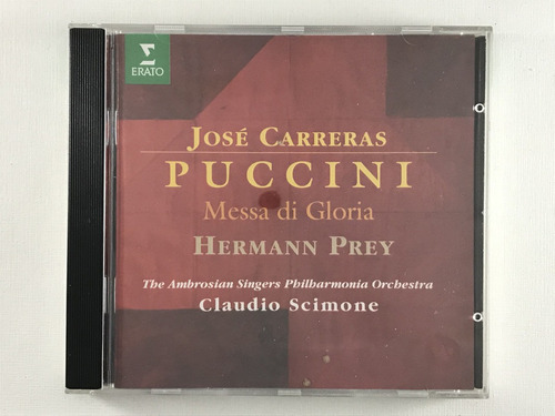 Cd Jose Carreras Puccini Hermann Prey Claudio Scimo Imp- E2