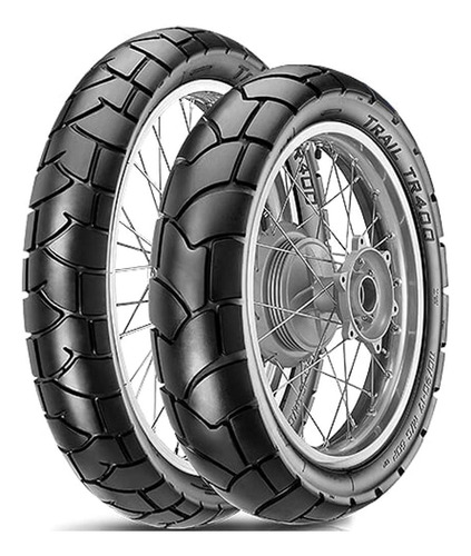Kit Pneu Xre Lander Xt600 120/80-18 + 90/90-21 Tr400 Vipal