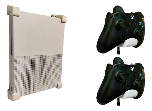 Soporte De Pared Para Xbox One S + 2 Soportes Para Contro