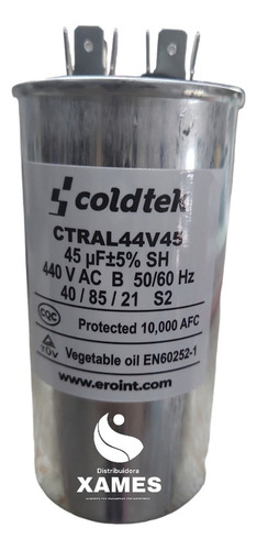 Capacitor 45uf Para Compresor De Minisplit Y A/c 110v/220v