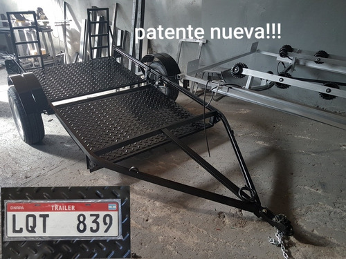 Trailer Para Cuatriciclo Utv O Moto En Perfil