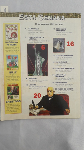 Revista Antigua Infantil * Billiken + Billy * N° 4051 Recort (Usado)