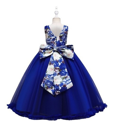 Vestidos De Fiesta Para Nina Azul Rey | MercadoLibre 📦