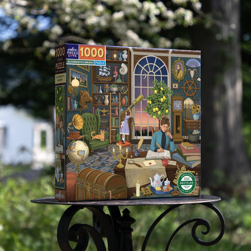 Puzzle Eeboo Piece & Love: Alchemist's Library 1000 Piezas