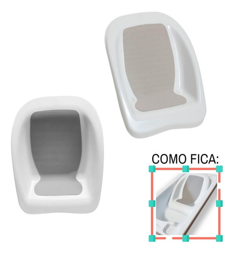 Redutor Assento Para Banheiras De Bebe Galzerano Branco