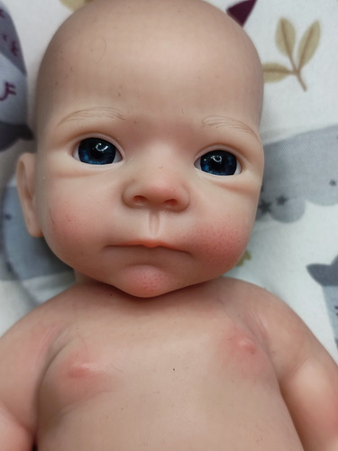 Bebe Reborn Emma Silicona Sólida Suave Flexible