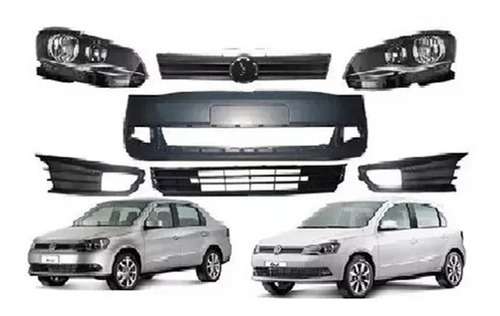 Trompa Vw Voyage Gol Trend 2013 Al 2016 Optica Parag