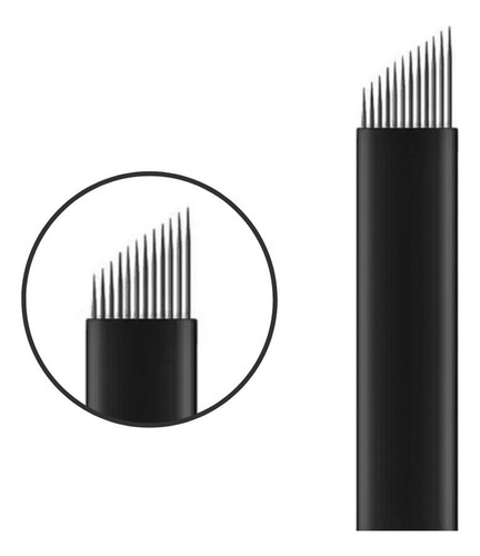 Lâminas Tebori Flex Fine 0,18mm Microblading 100 Unidades