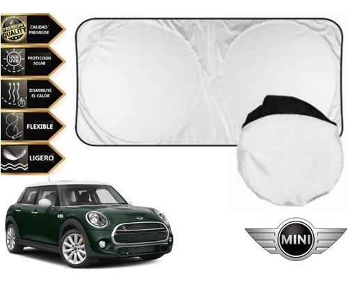 Parabrisas Cubre Sol Tapa Sol Con Ventosas Mini Cooper 2019