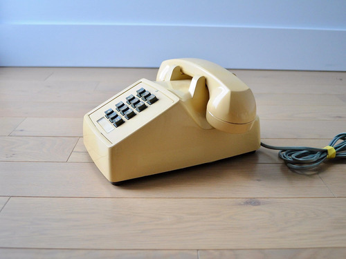 Teléfono De Escritorio Analógico Clásico De Una Sola Línea 2