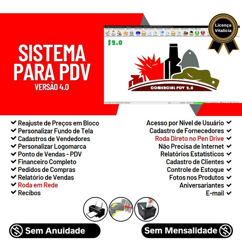 Sistema Pdv Frente De Caixa Estoque Financeiro V1 Fpqsystem