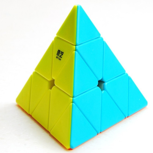 Imagem 1 de 5 de Cubo Mágico Puzzle Pyraminx Qiyi Qiming Colorida Pirâmide 