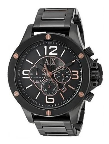 Reloj Armani Exchange Ax1513 Negro Chrono Para Hombre