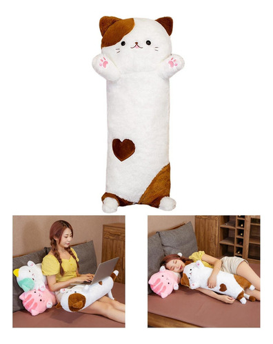 Almohada Creativa Larga Para Gatos, Almohada Para Abrazar,