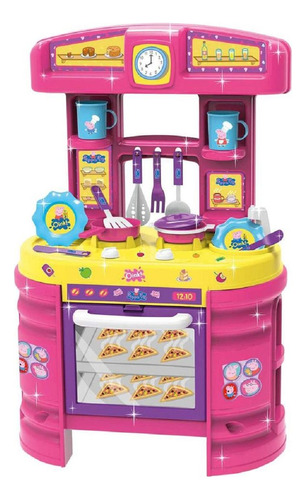 Cocinita De Juegos Peppa Pig 75cm P/ Niña 13accesorios +3