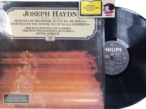 Lp - Acetato - Joseph Haydn - Orquesta Sinfónica De Londres 