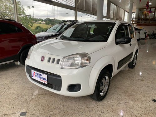 Imagem 1 de 8 de Fiat Uno 1.0 Vivace 2p Flex Branco 2014/2014
