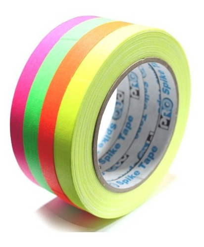 Pack De Cinta Gaffer Pro Gaff 4 Colores Fluor