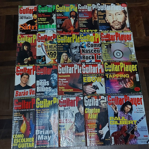 Imagem 1 de 10 de Lote 28 Revistas Antigas Guitar Player Ano 1 Ao 14