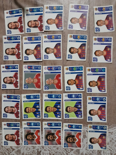 Lote 25 Figuritas Uefa Champions League 2011/2012