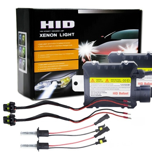 Kit 55w Hid H7 6000k Xenon Bombilla Luz Descarga Intensidad