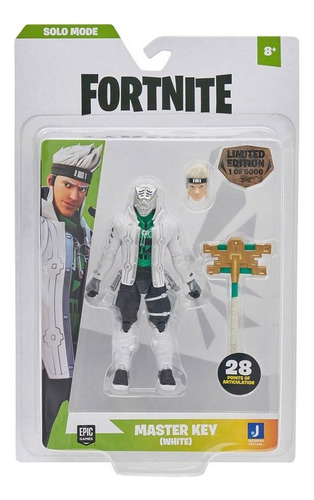 Figura De Accion Fortnite Master Key White Limited Edition 