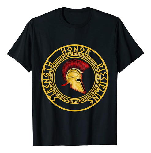 Fuerza Honor Soldado Espartano Casco Troyano Gladiador Camis