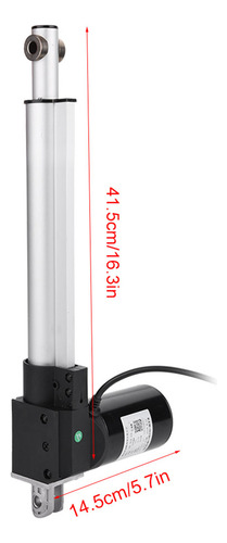Actuador Lineal Eléctrico Dc 12v 6000n Carrera Máxima De Ele