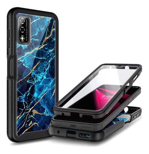 Nznd Funda Para T-mobile Revvl V (6.52 Pulgadas 4g 2021) Con