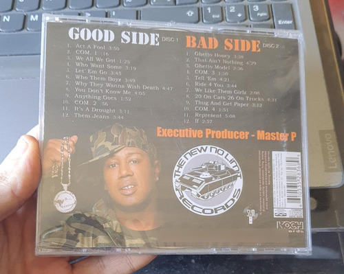 Cd Master P - Good Side/badside (lacrado)