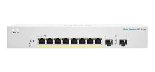 Switch Cisco Cbs220-8fp-e-2g Business 8x1g 2x1g Sfp Poe+