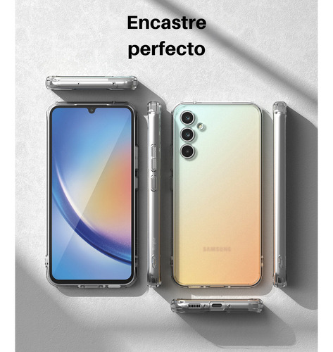 Imagen 4 de 10 de Funda Para Samsung A34 5g Ringke Fusion Reforzada