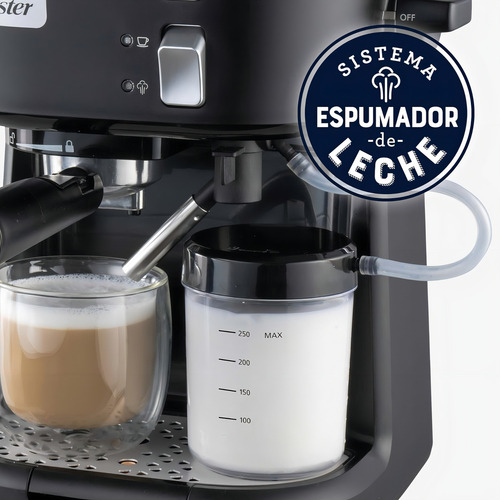 Cafetera Oster Bvstem5501b Espresso Cappuccino 15 Bares