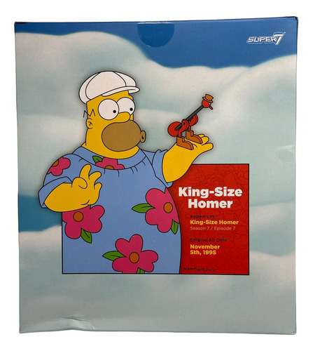 Homero King Size Super 7 Figura De Acción