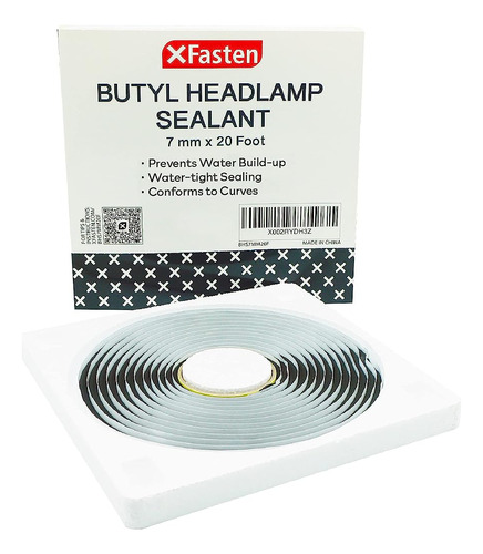 ~? Xfasten Butyl Headlamp Sealant, 7 Milímetros X 20 Pies, 7