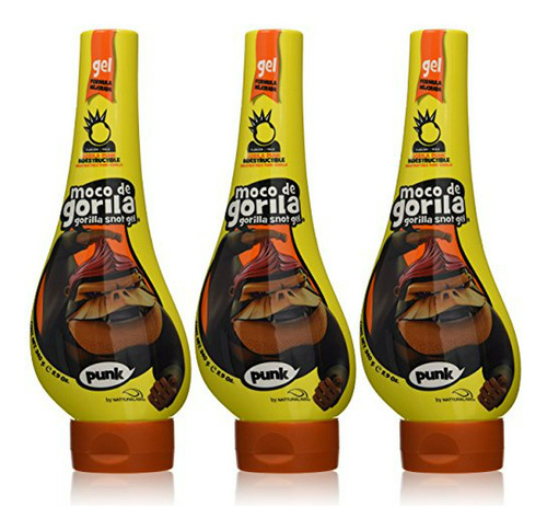 Gel Fijador Extremo Moco De Gorila, 11.9 Oz (pack De 3)