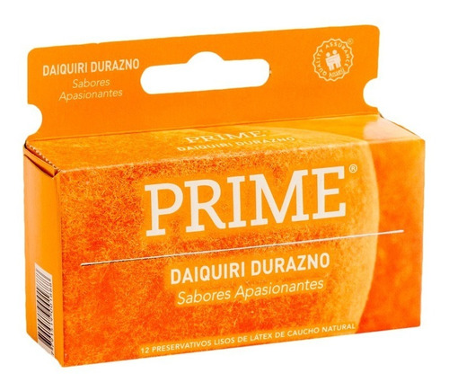 Preservativos Prime Saborizado X144 Sabor Daiquiri Durazno