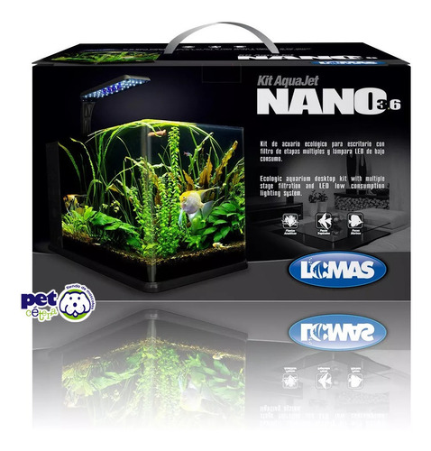 Imagen 5 de 9 de Pecera Acuario Nano Termoformado C/filtro Interno 14 Litros