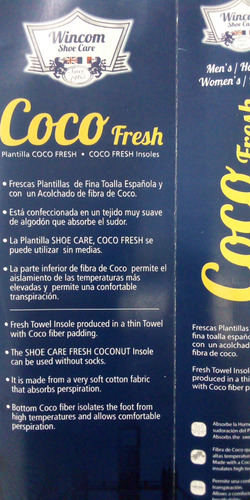 Calzado Plantilla Original De Coco / Varias Tallas