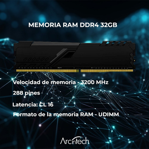 Arcintech Pc Gamer Core I5 12400 12va 32gb Ssd 480gb Wifi