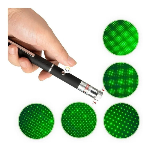  Puntero Laser Enfoque Ajustable Verde Apuntador