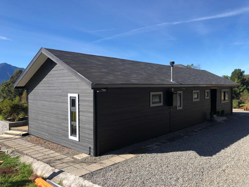 Casa 210m2. Nueva. Loteo Claro De Luna, A 5 Min. De Pucón